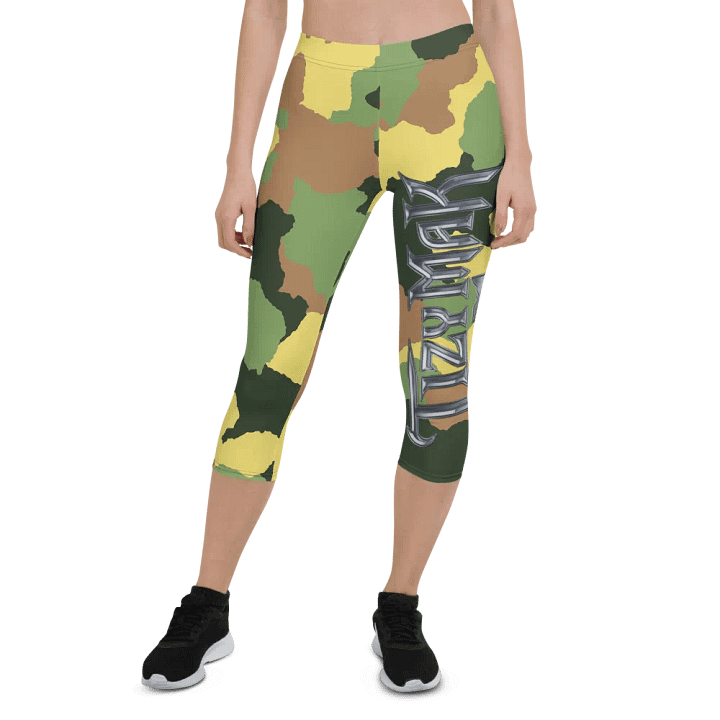 Tizy Mak Camo Chic Capri Leggings product image (1)