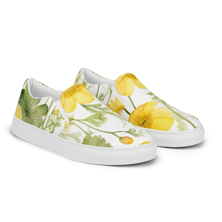 Buttercups in Bloom Slip-On Canvas Shoes product image (7)