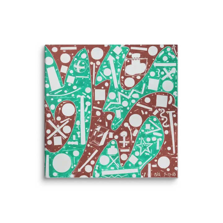 Cartoon Cosmos on Canvas (32" x 32") product image (1)