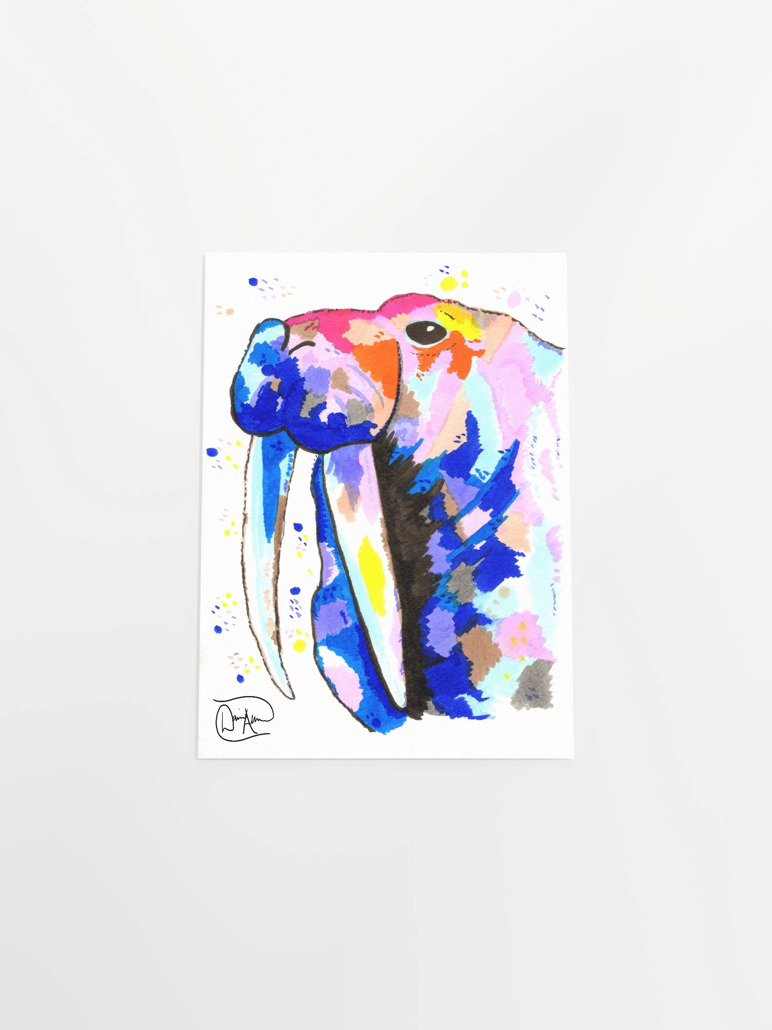 Walrus Watercolour Print product image (4)