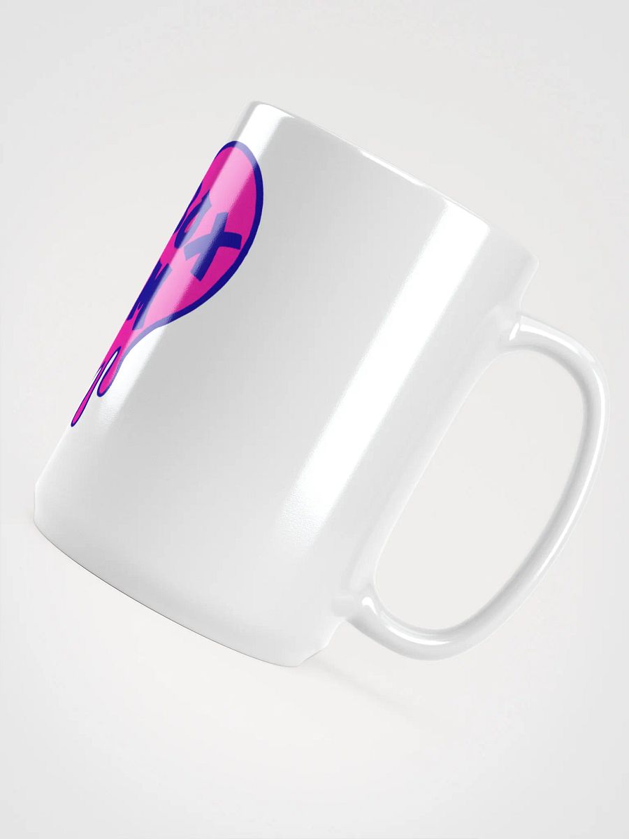 HOT BOX FAM SOLID PINK & BLUE LOGO COFFEE MUG product image (4)