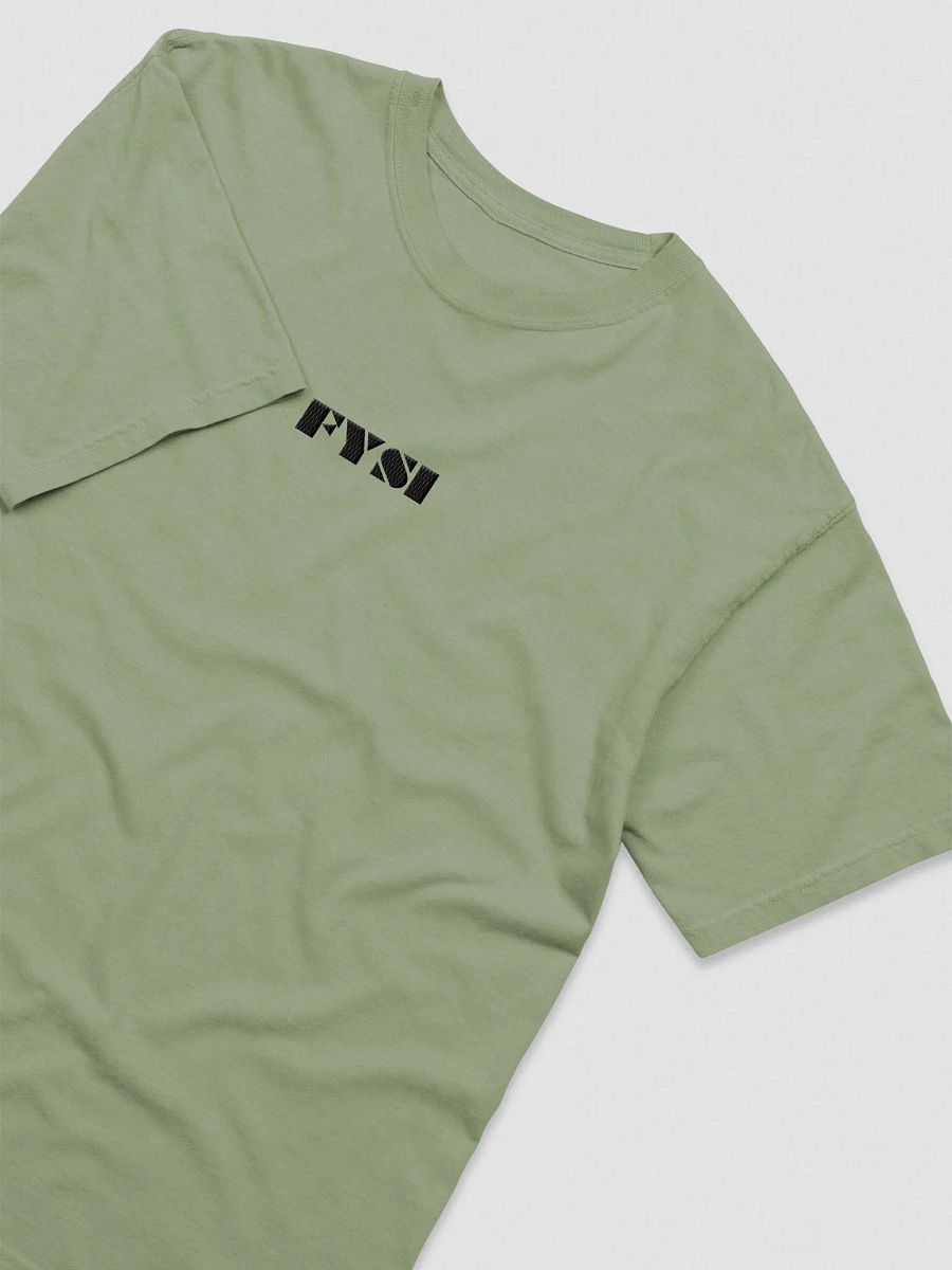 Midnight Embroidered Organic Cotton T-shirt product image (3)