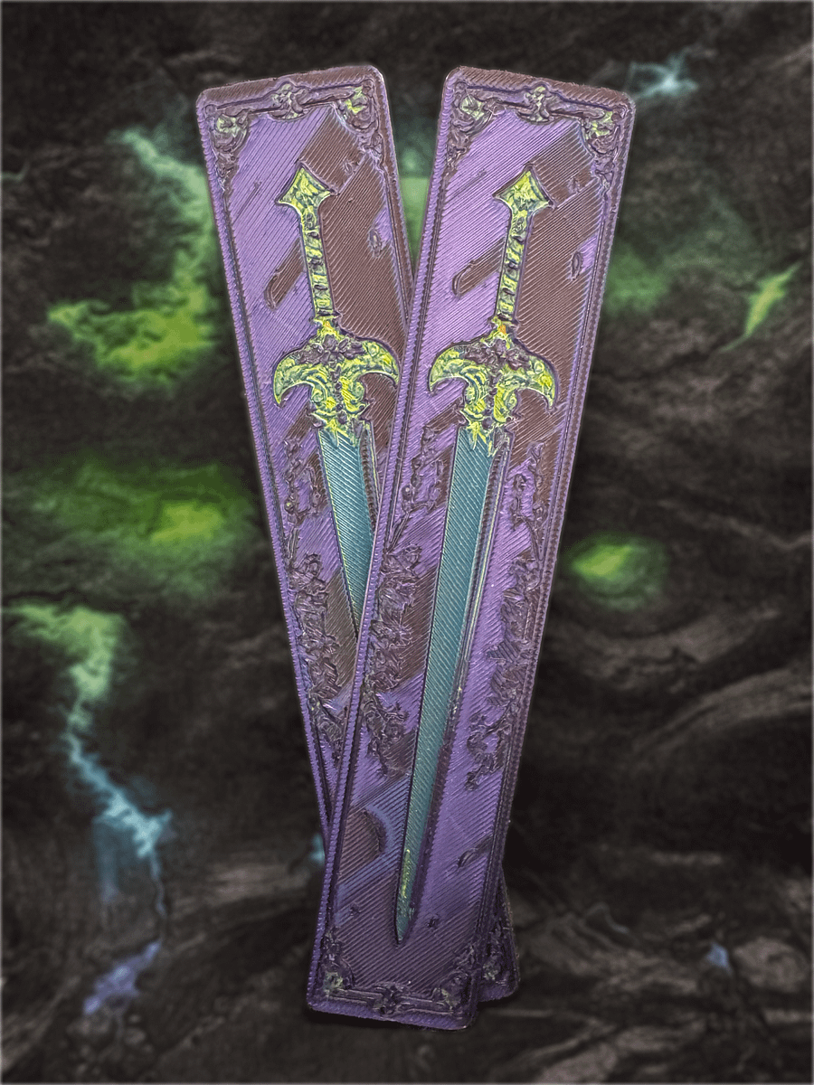 Floral Broad Sword Bookmark product image (1)