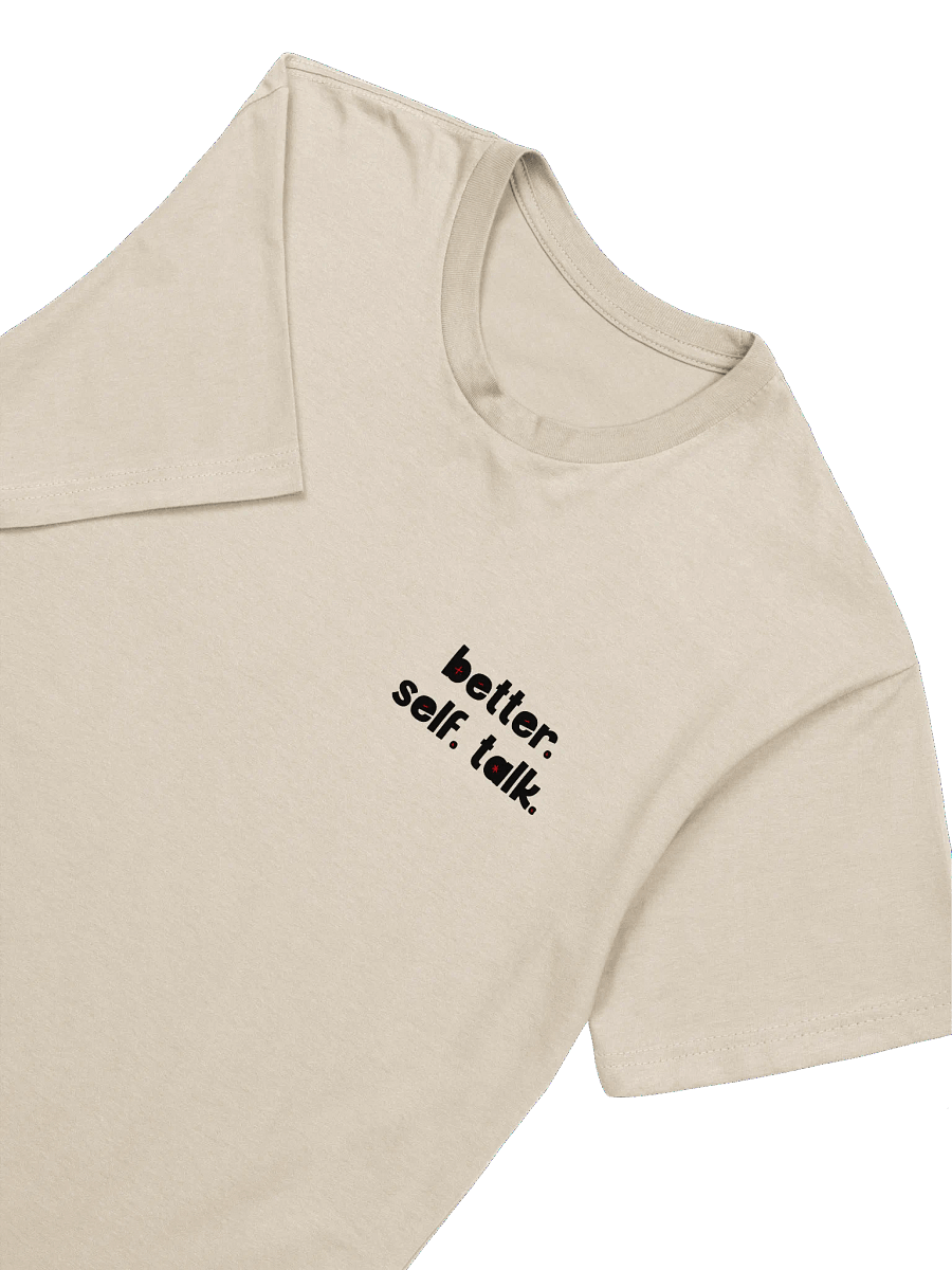 Better. Self. Talk. T-Shirt (Black & Red) product image (3)