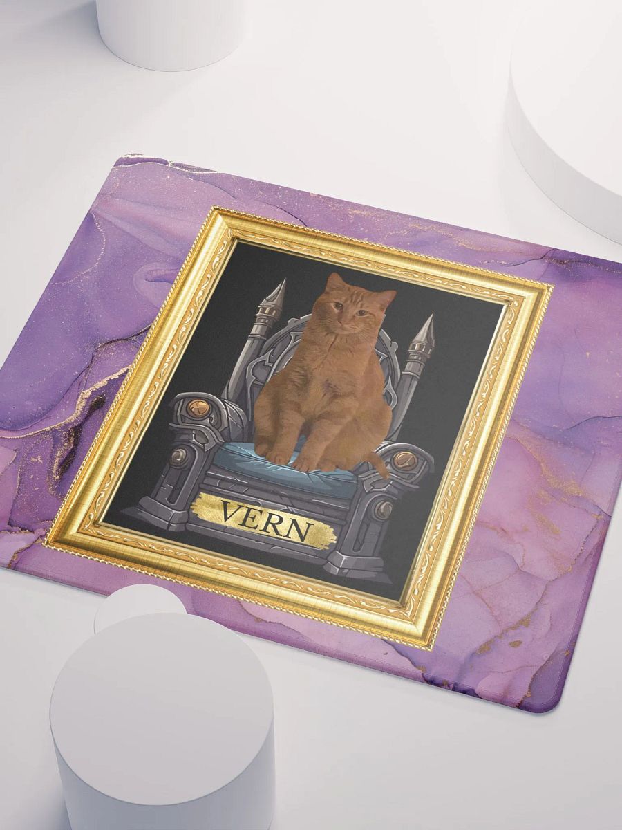 Pink Marble Vern Mousepad LARGE product image (3)