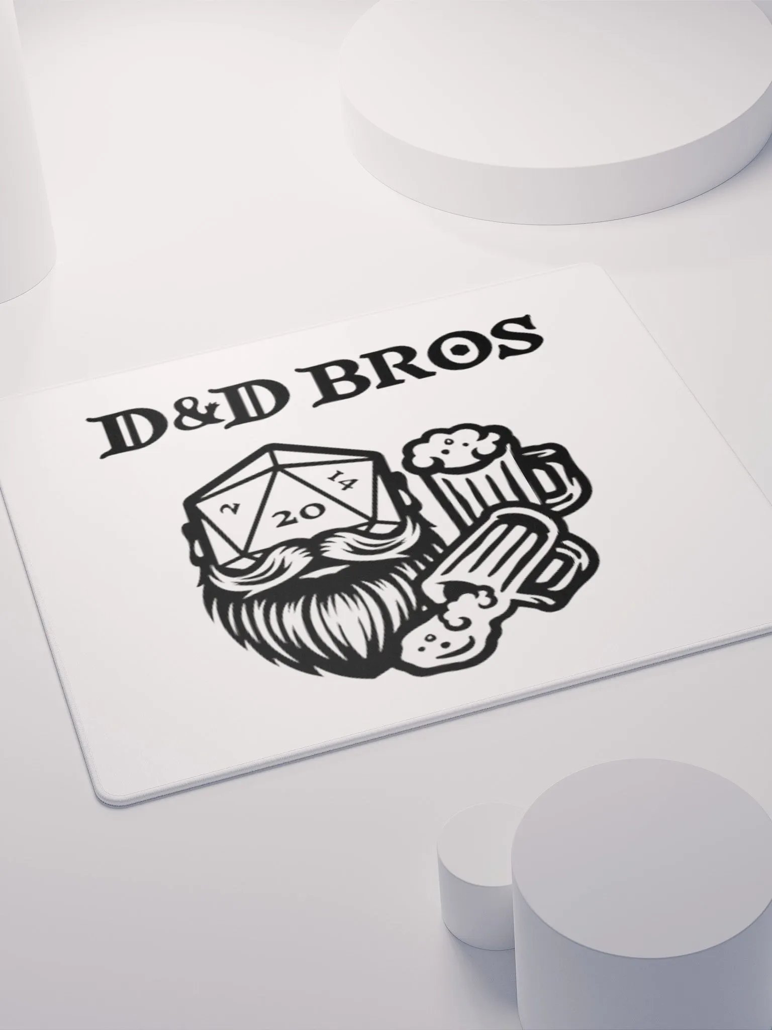 Bros logo gaming mouse pad product image (4)