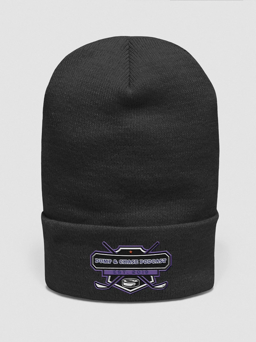 Dump & Chase Podcast Embroidered Beanie product image (1)