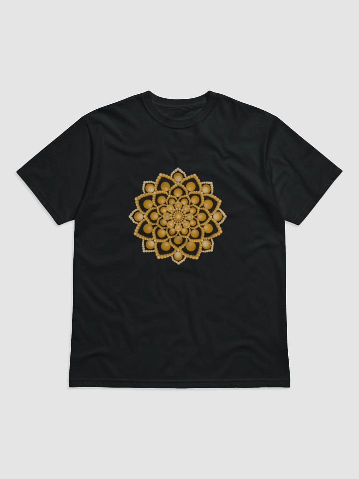 Orange Flower Mandala Unisex Organic T-Shirt product image (1)