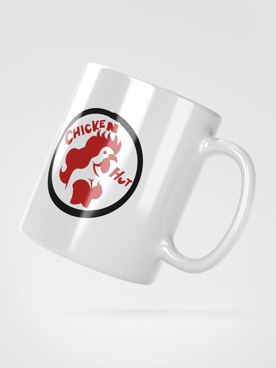 The Chicken Hut Logo White Glossy Mug product image (5)