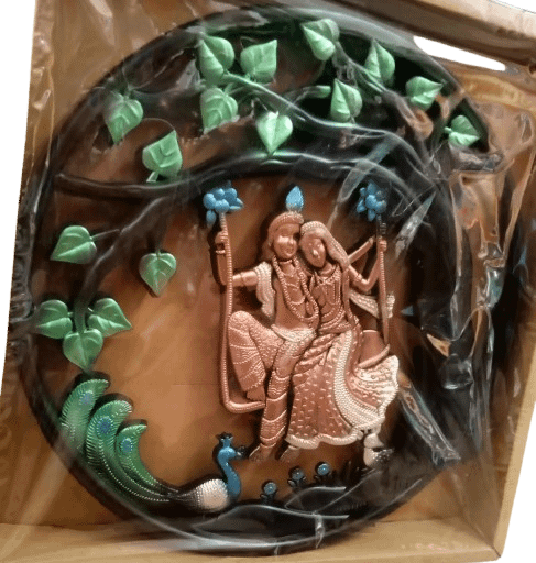 RADHA KRISHNA WALL SET FRAME product image (1)