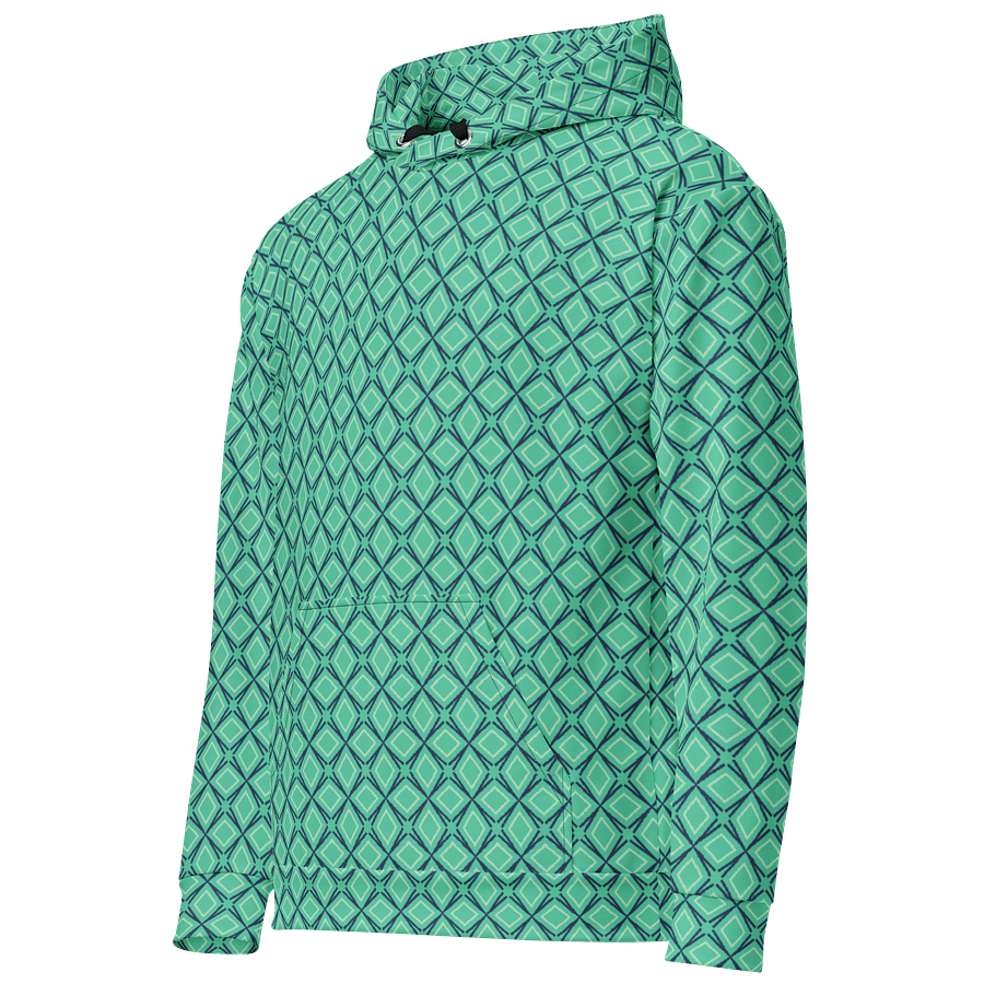 Geometric Illusion Allover Print Hoodie for Men and Women product image (4)