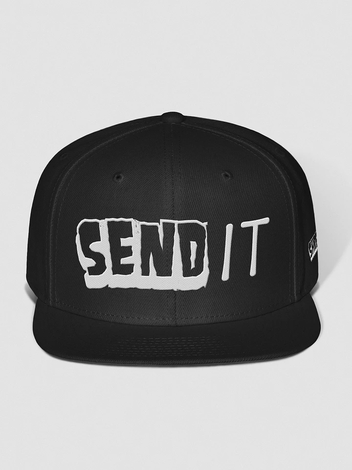 Send It snap back style cap product image (1)