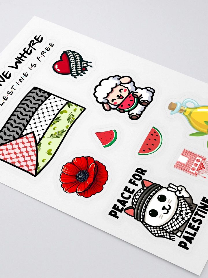 Palestine Theme Sticker Sheet product image (2)
