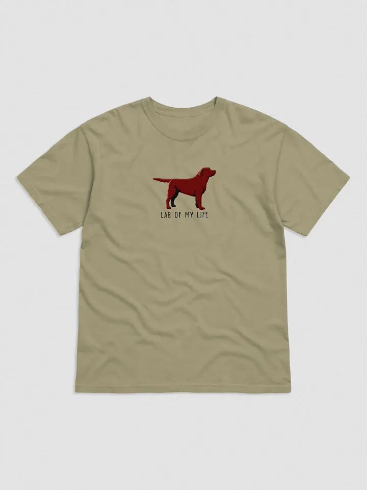 Lab of My Life T-Shirt(Embroidered) of a Labrador Retriever(Chocolate) product image (9)