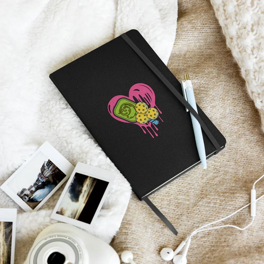 Heart Pickleball Melting Hardcover Notebook product image (9)