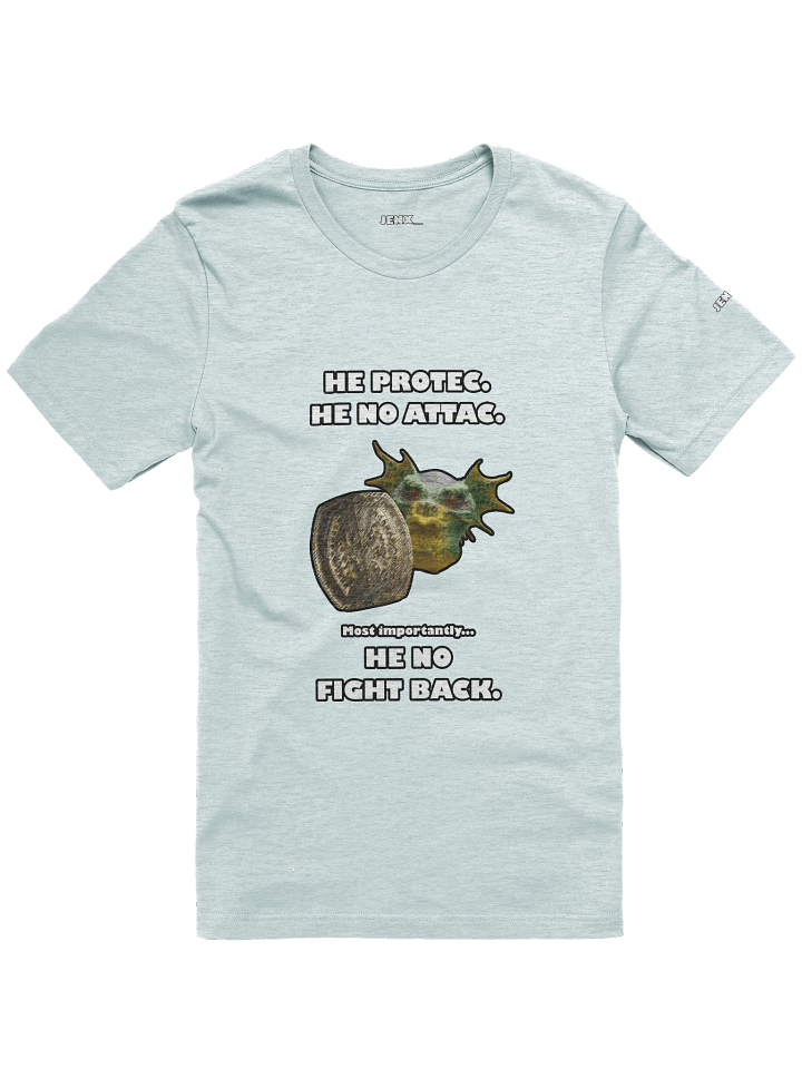 'Protec Attac' Millennial-Core Meme T-Shirt (Heather Fabrics) product image (1)