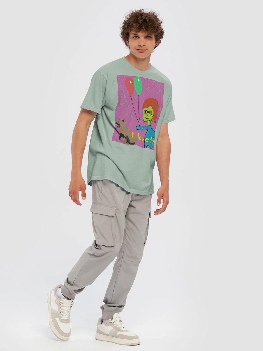 Comfort Colors Garment-Dyed Heavyweight T-Shirt: i love dog product image (2)