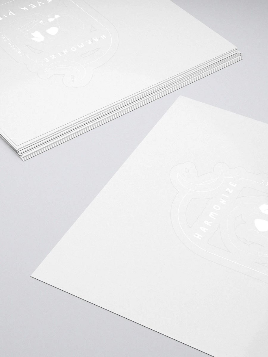 Harmonize, Never Die. Cutout Sticker product image (4)