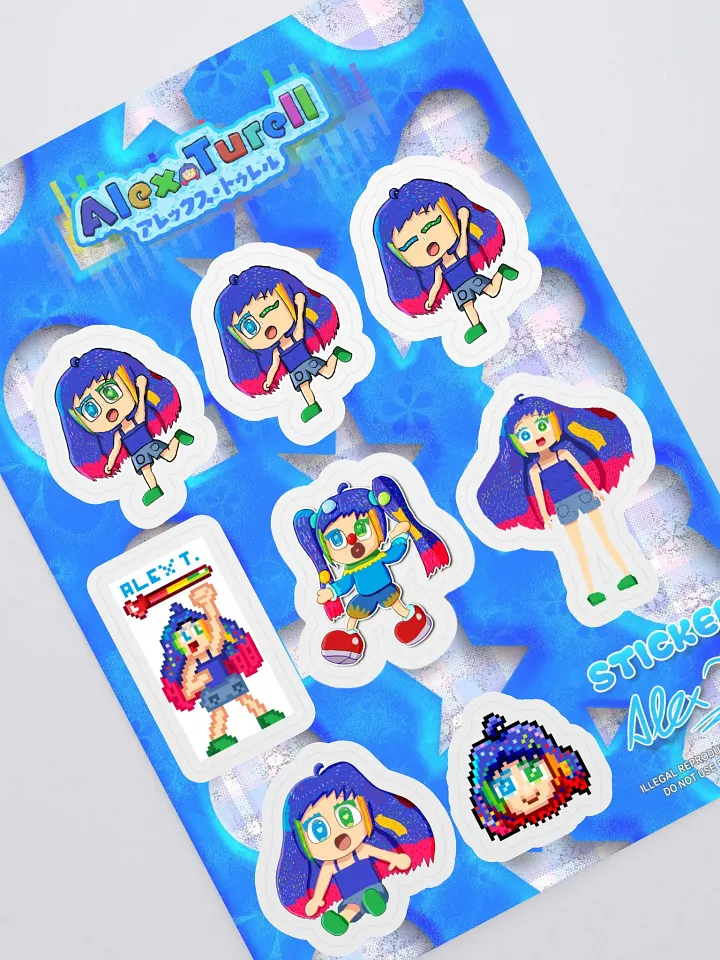 Cute n' seiso Set of 8 Stickers product image (1)