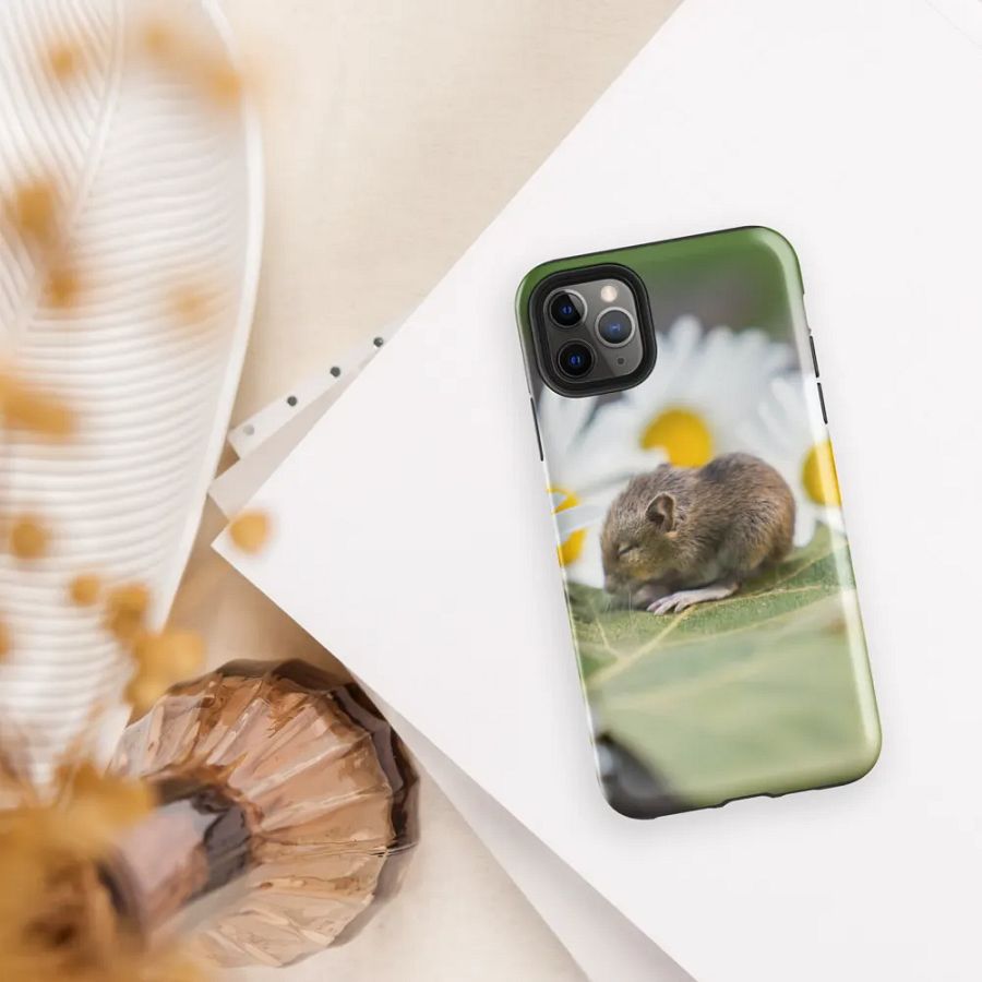 Mouse with Flower Phone Case - Perfect for Animal Lovers, Ultimate Phone Protection! product image (37)
