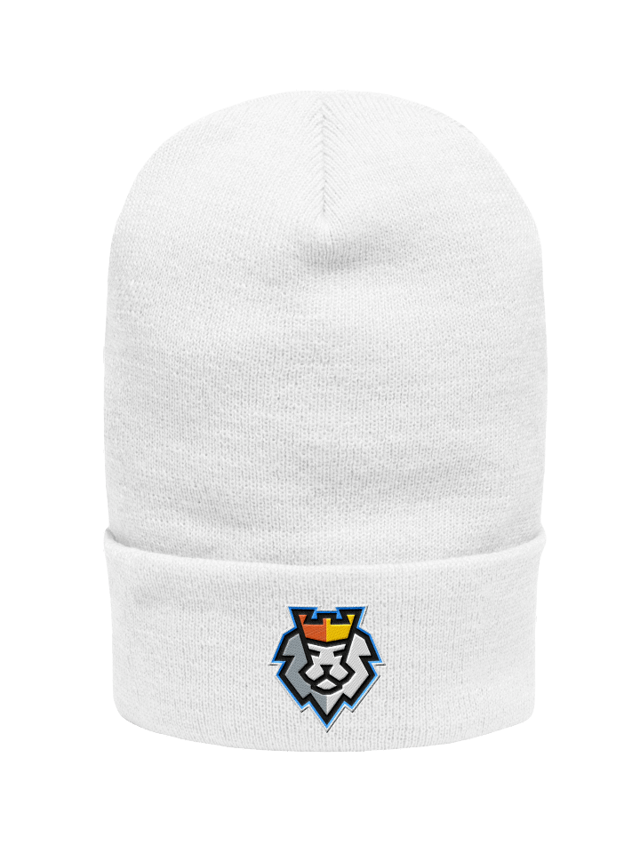 KimbaTV v2.0 White Beanie product image (1)