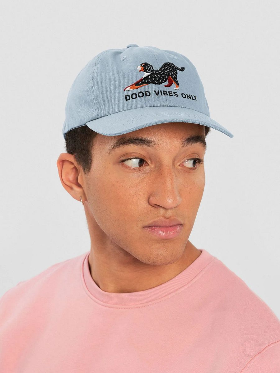 Dood Vibes Only Classic Dad Hat(Embroidered) of a Bernedoodle product image (11)