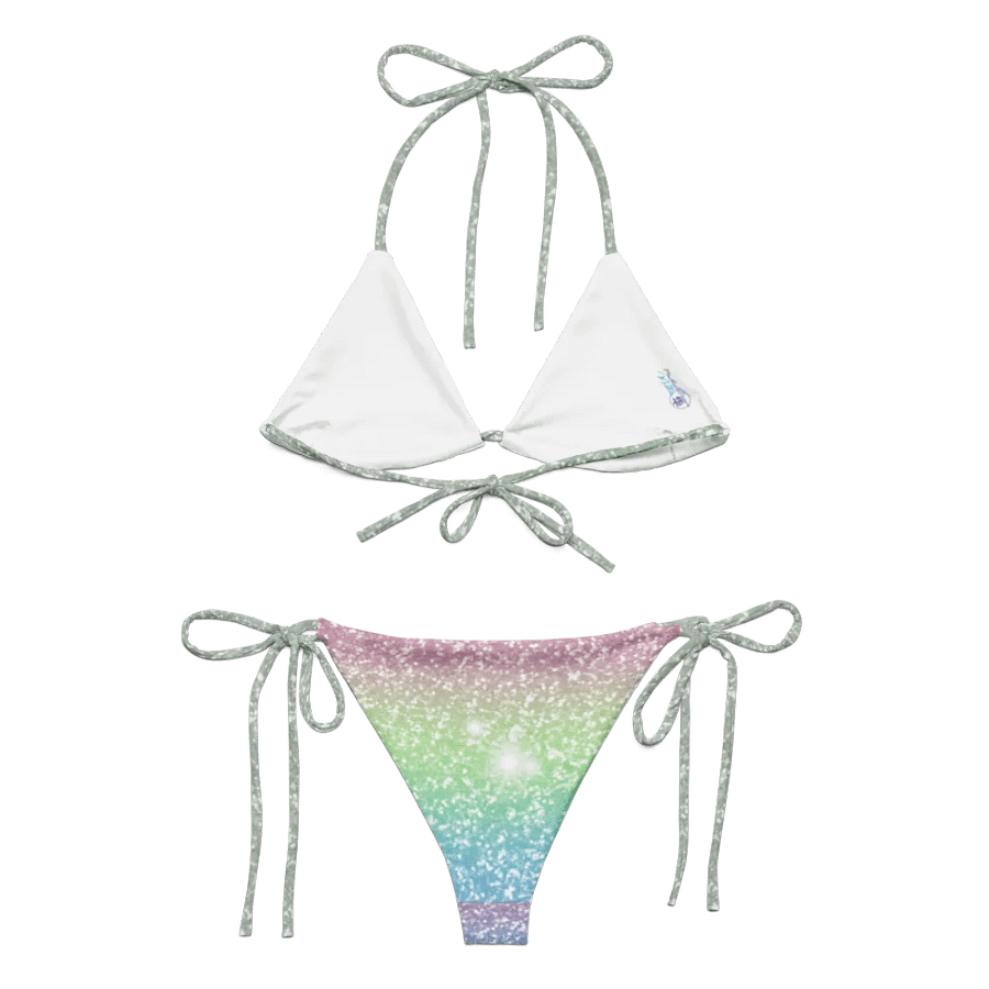Glitter Unicorn Texture Design String Bikini (9) product image (2)