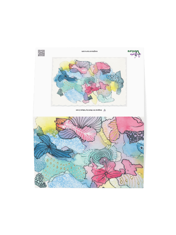 Abstract Dots & Lines Blank Card product image (2)