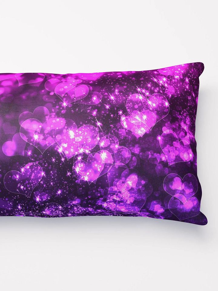 Bokeh Hearts Throw Pillow product image (5)