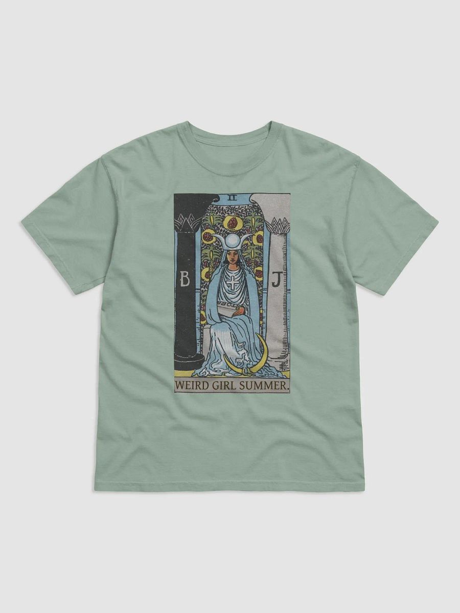 Weird Girl Summer Tarot High Priestess - Unisex Tee product image (4)