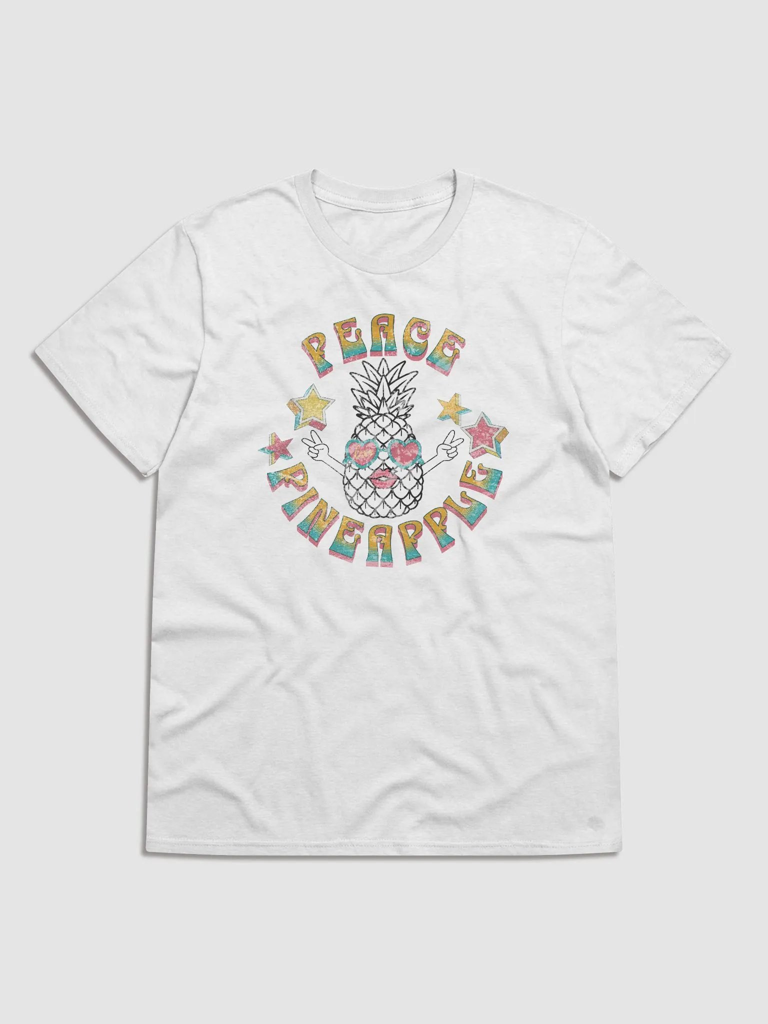 Peace, Love, Pineapple T-shirt product image (5)