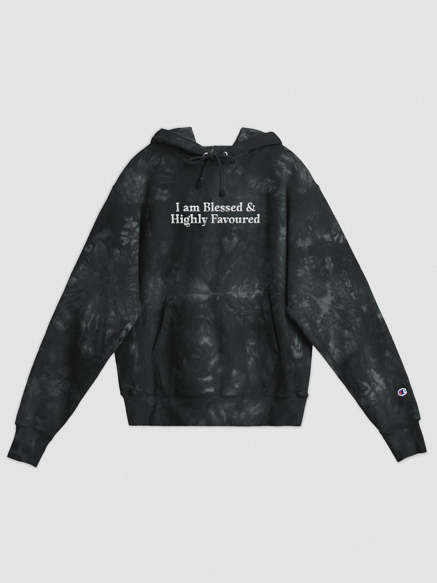 I Am Blessed & Highly Favoured Tie-Dye Hoodie product image (1)