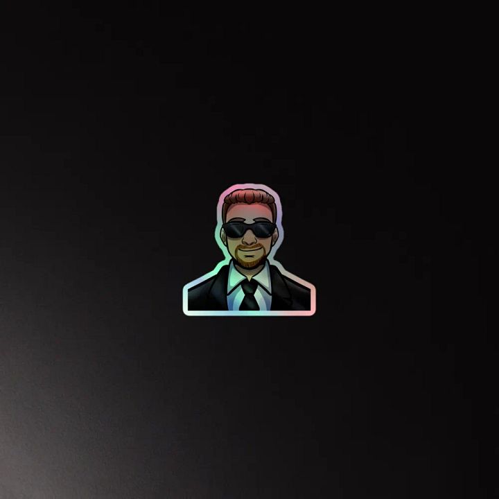 Sharp Dapper Holographic Sticker Set product image (4)