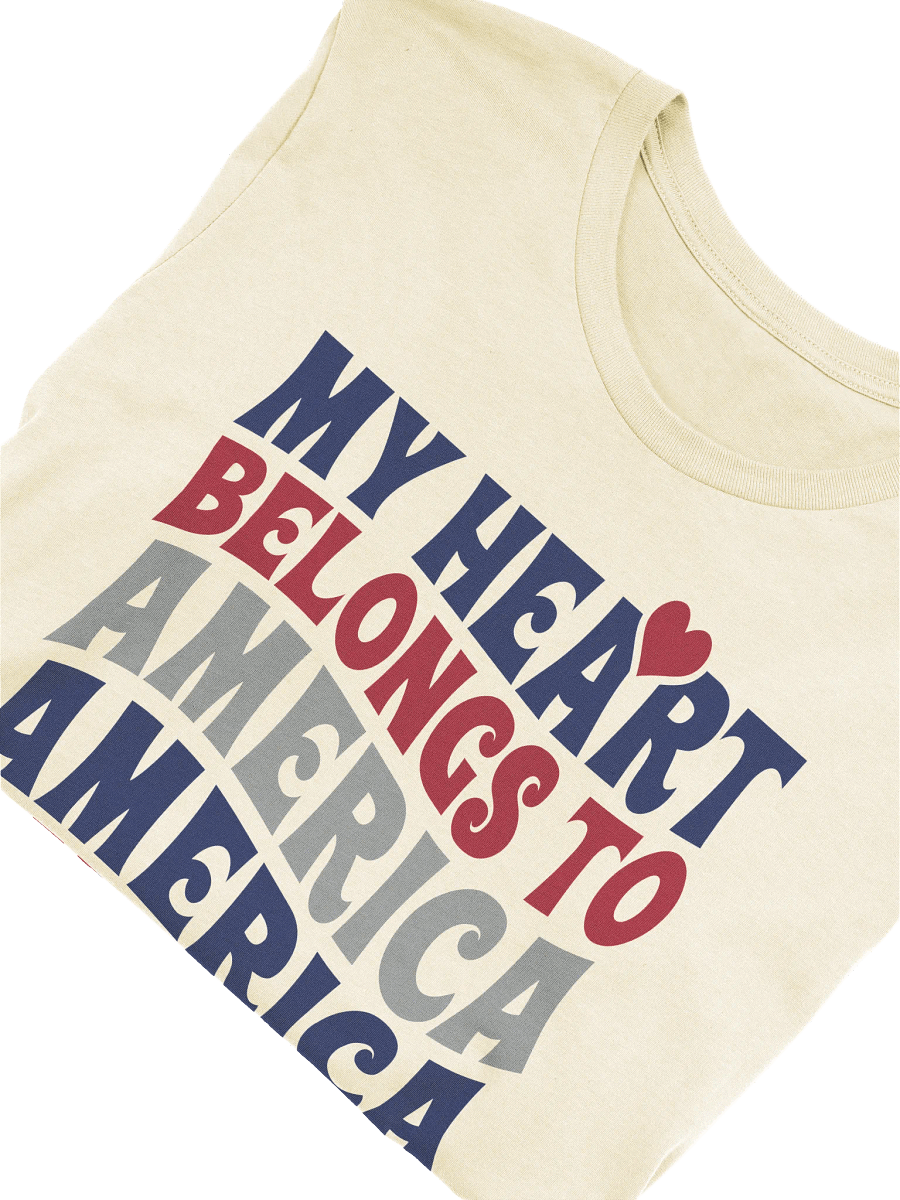 My Hearts Belongs To America T-shirt product image (25)
