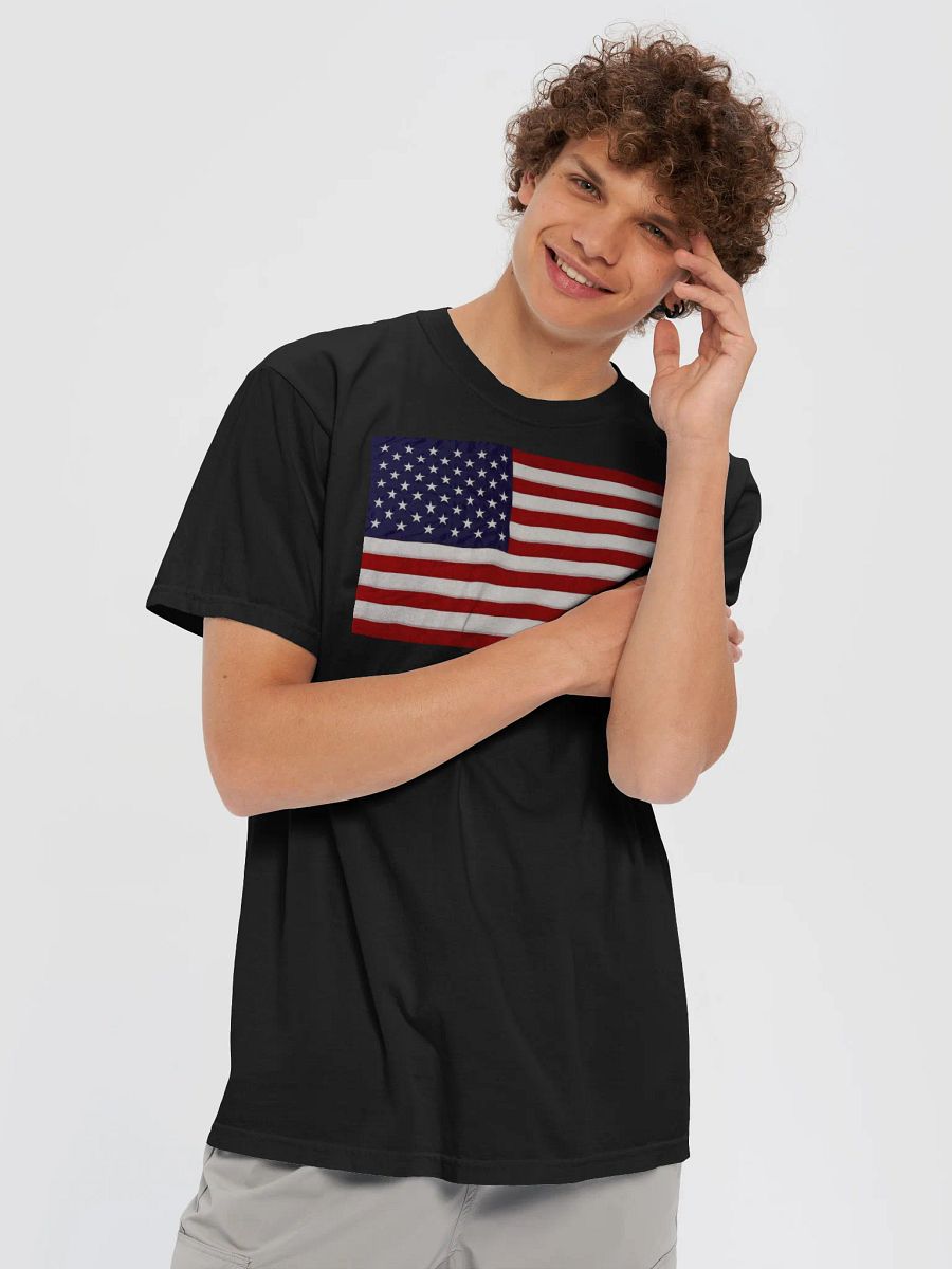 US Flag Cotton Heritage Premium Heavyweight T-Shirt product image (56)