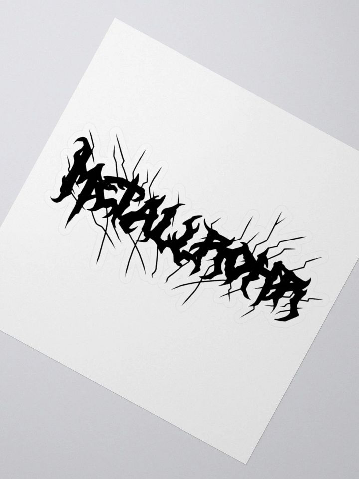 Metallrohr Band sticker product image (5)