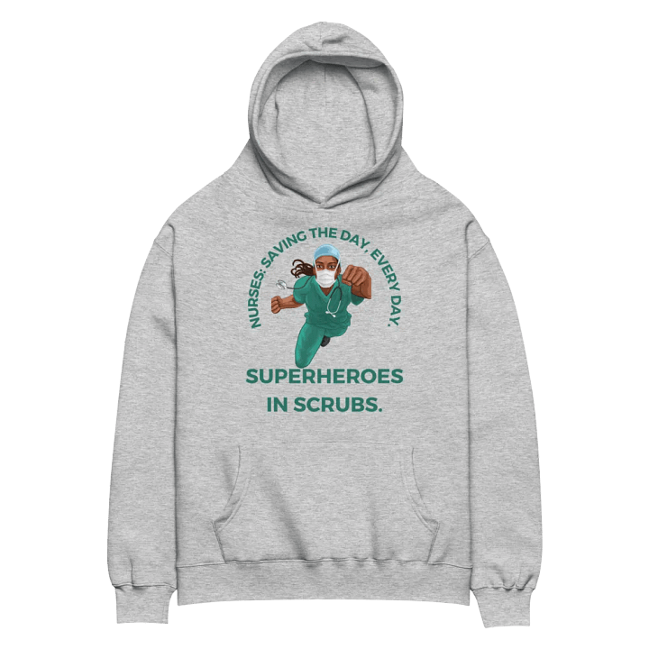 Nurse Superhero Appreciation Oversized Hoodie product image (2)