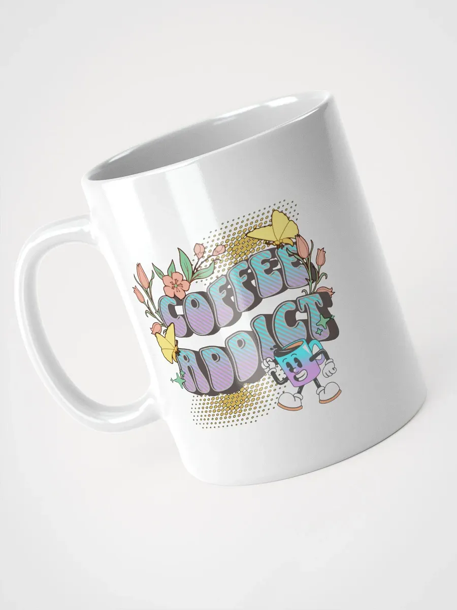 Coffee Addict Mascot Mug Whimsical Mug product image (2)