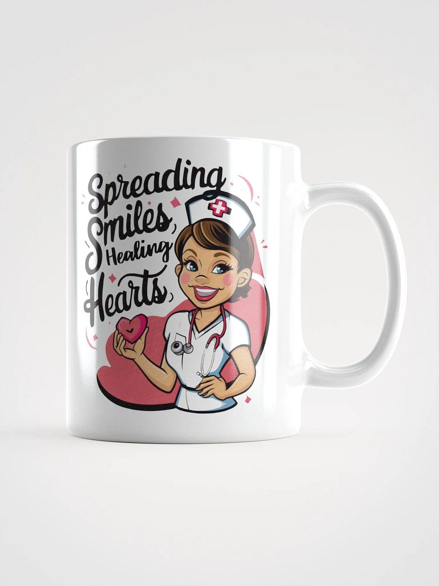 Spreading Smiles Healing Hearts Nurse Mug product image (3)