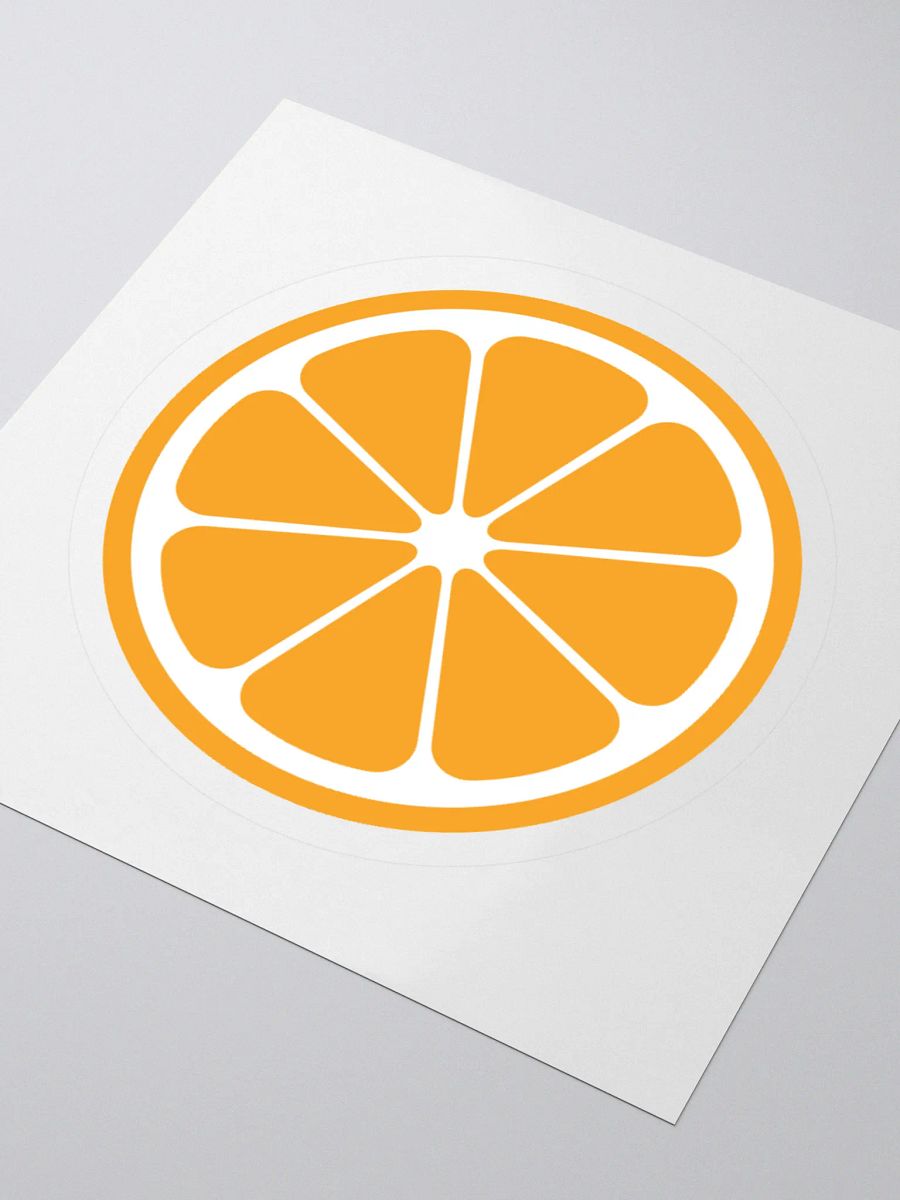MIKAN Sticker(White×Orange) product image (7)