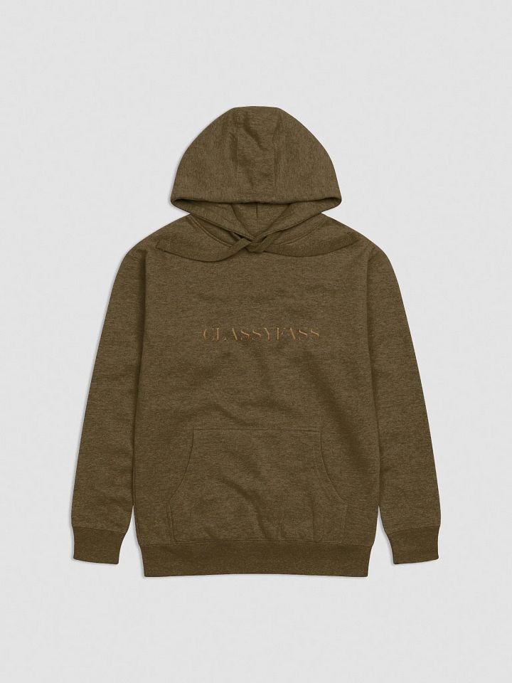 #CLASSY FASS - Military Green Hoodie product image (1)