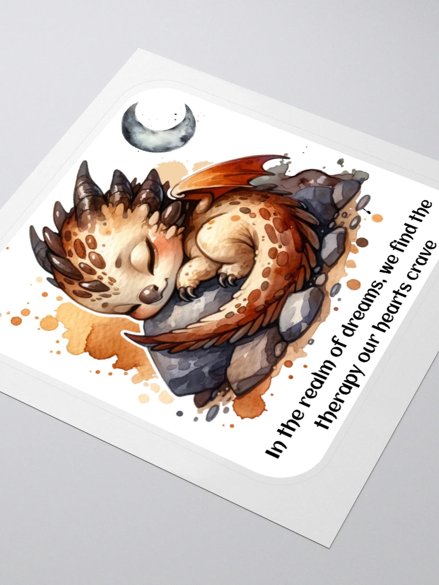 Sleeping Dragon Sticker product image (3)