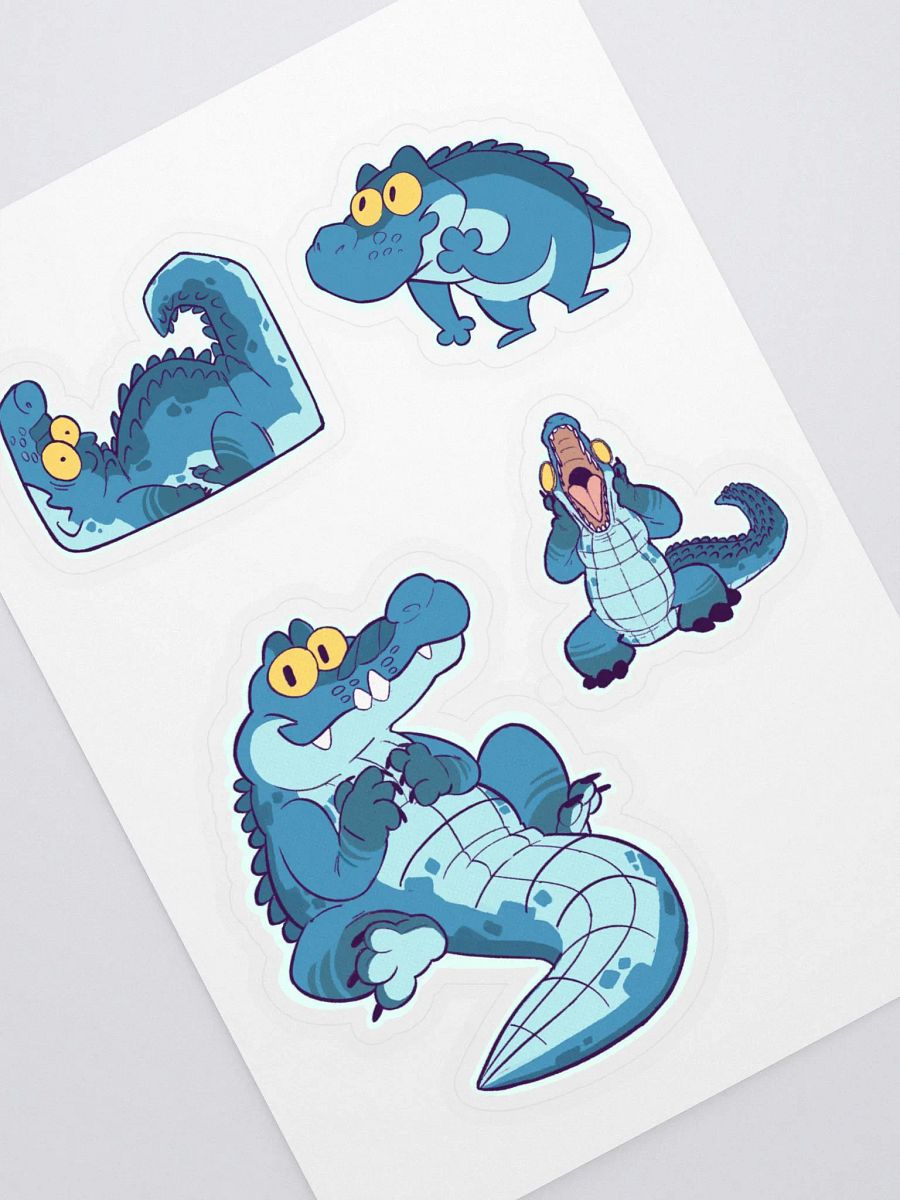 Half Croc Sticker Sheet 2 product image (1)