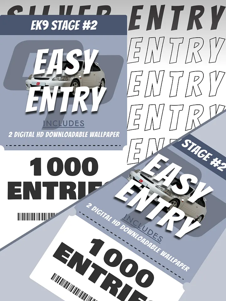 Easy Entry Silver (2000 Entries) product image (1)