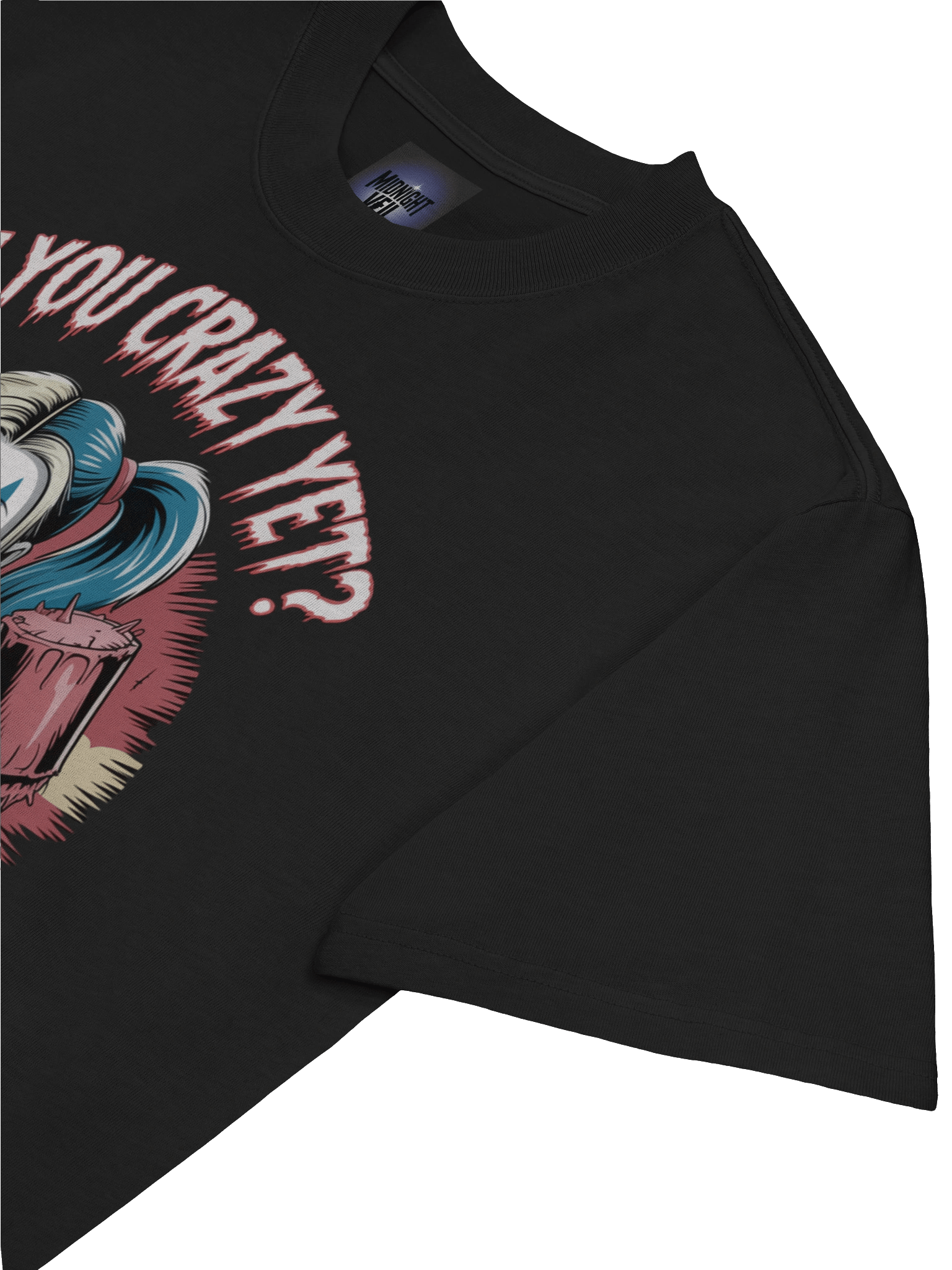 Harley Quinn 'Are You Crazy Yet?' Oversized Faded T-Shirt product image (7)