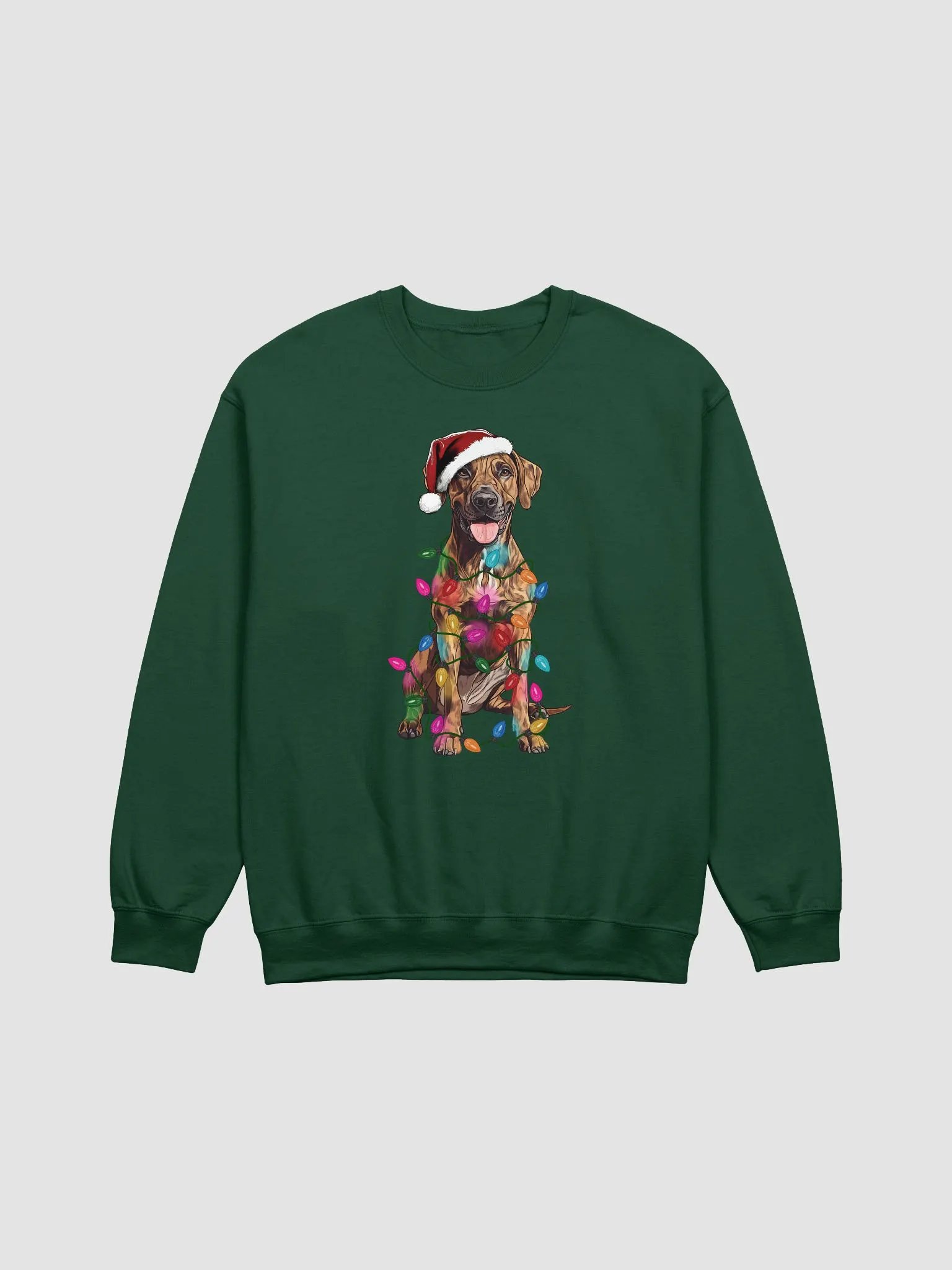Funny Rhodesian Ridgeback(Brindle) Christmas Sweatshirt product image (8)
