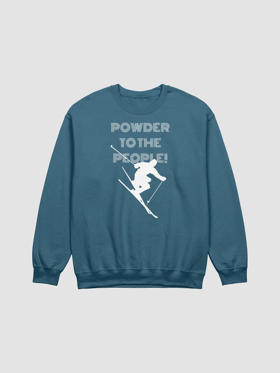 Skiing Adventure Crewneck Powder to the people! product image (9)