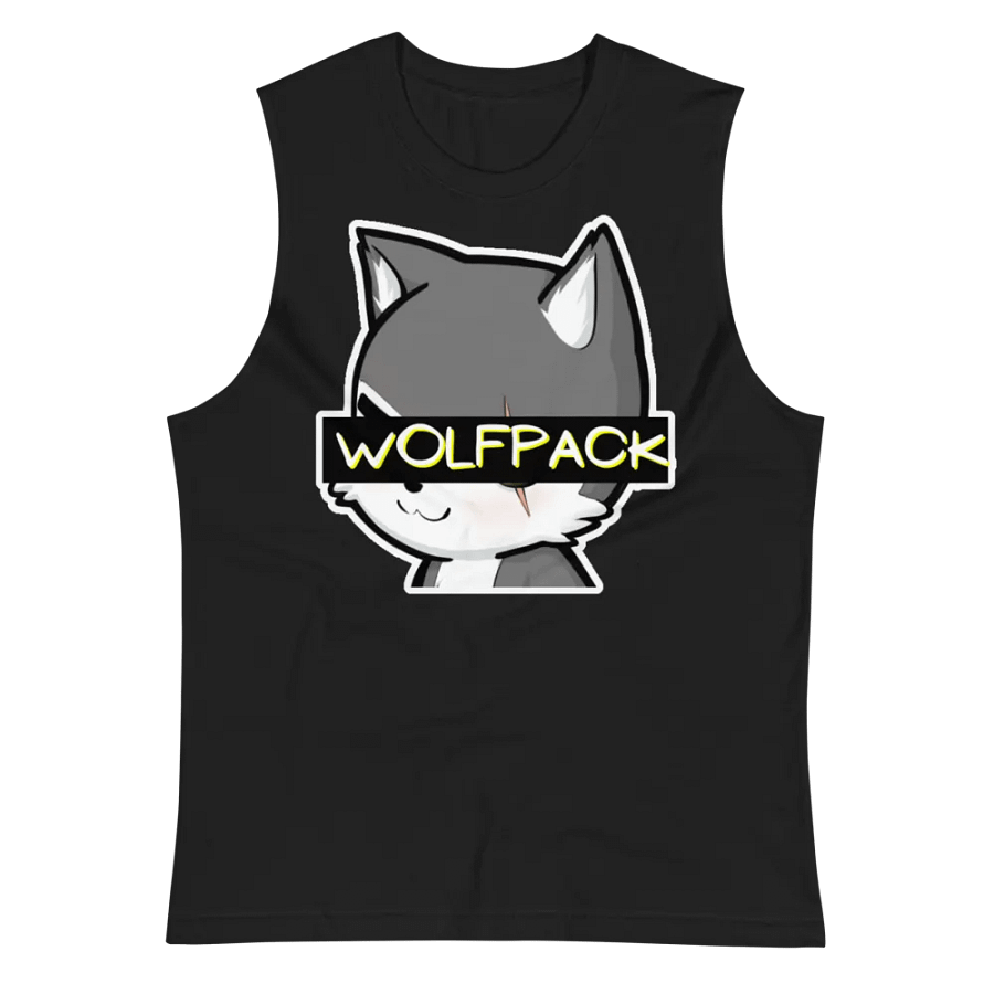 Unisex WOLFPACK Muscle Shirt (Chibi Wolf) product image (4)