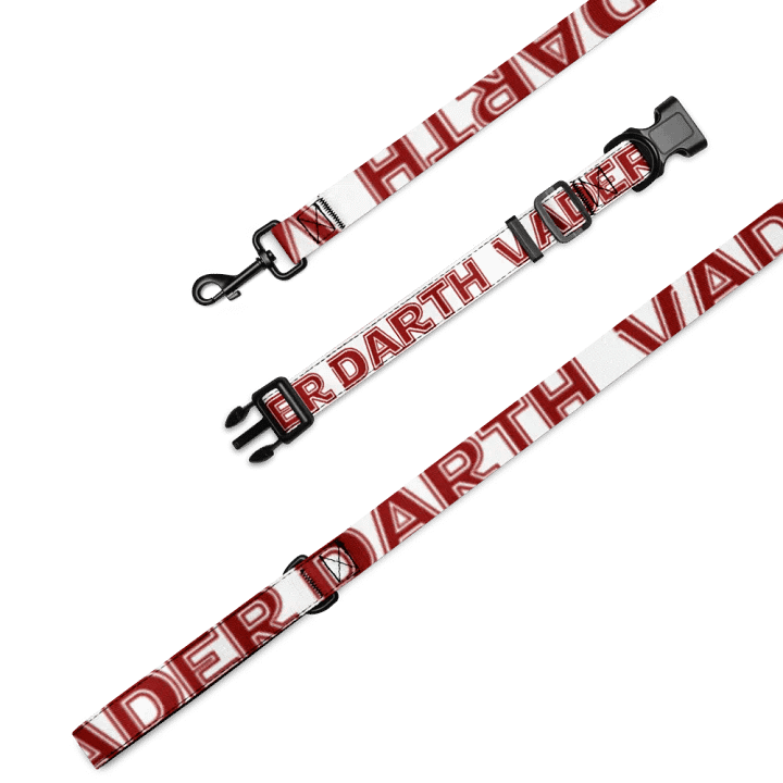 Sith Stripes Pet Collar & Leash Set product image (1)