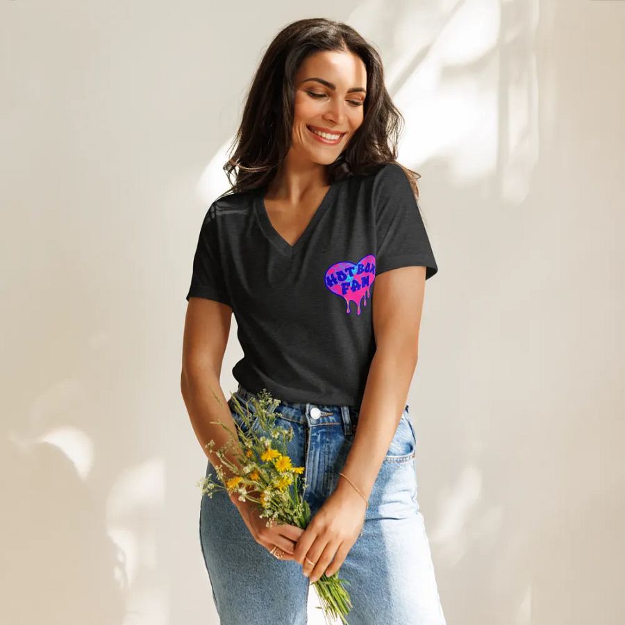 WOMENS HOT BOX FAM COLOR POP LOGO TEE product image (24)